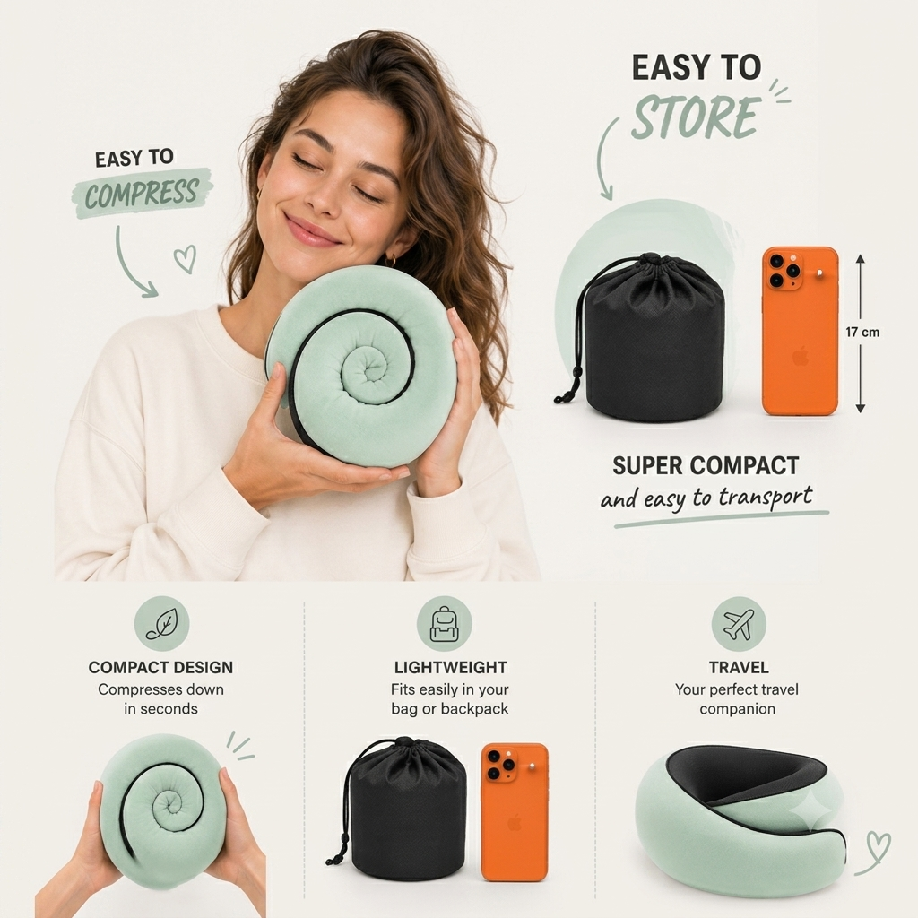 The Original VOYARA Travel Pillow