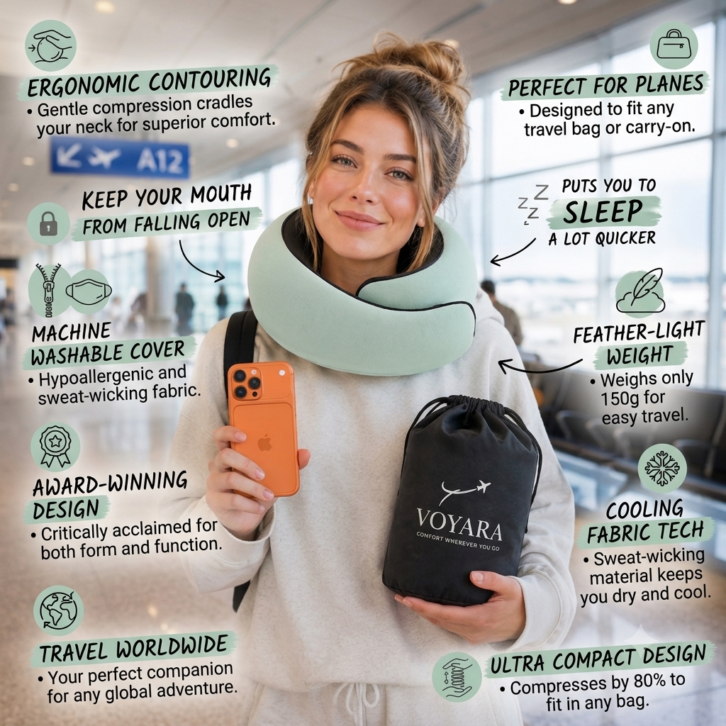 The Original VOYARA Travel Pillow